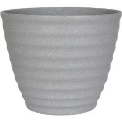 Kelkay Plant Avenue Stone Collection Large Hudson Pot In Grey -Growhaus Zone hudson grey studio giant
