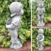 Kissing Boy Garden Ornament - BG13 -Growhaus Zone kissing boy stone garden london ornament giant