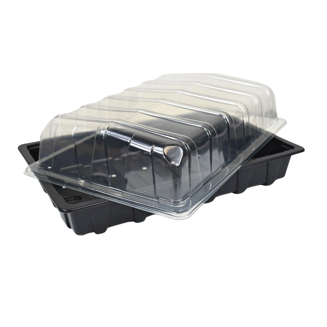 Nutley's Clear Plastic Full Size Seed Propagator Lid And Seed Tray: Without Holes 5 Nutley's Clear Plastic Full Size Seed Propagator Lid And Seed Tray: Without Holes - Image 3