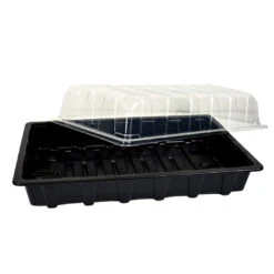 Nutley's Clear Plastic Full Size Seed Propagator Lid And Seed Tray: Without Holes