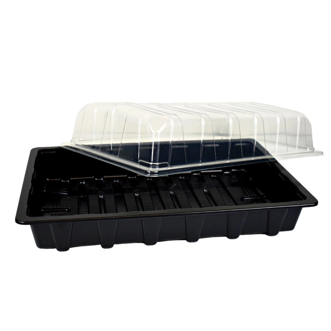 Nutley's Clear Plastic Full Size Seed Propagator Lid And Seed Tray: Without Holes 3 Nutley's Clear Plastic Full Size Seed Propagator Lid And Seed Tray: Without Holes