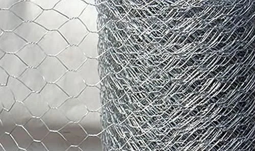 25m Long, 180cm Tall Roll Of Galvanised Chicken Wire Mesh - 50mm Mesh Size 5 25m Long, 180cm Tall Roll Of Galvanised Chicken Wire Mesh - 50mm Mesh Size - Image 3
