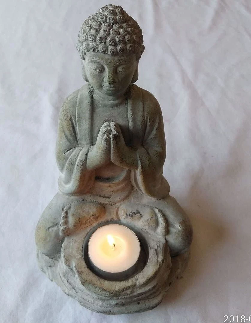 Set Of 3 Buddha Tealightholders 5 Set Of 3 Buddha Tealightholders - Image 3