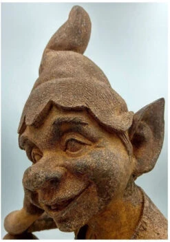 Sitting Pixie Garden Ornament - Cold Cast Iron -Growhaus Zone l 61MZImAV1WL. AC SL1020 1