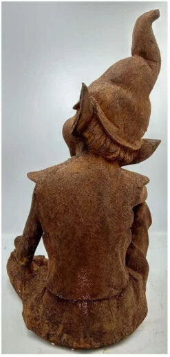 Sitting Pixie Garden Ornament - Cold Cast Iron -Growhaus Zone l 61YGFO5jyaL. AC SL1020 1
