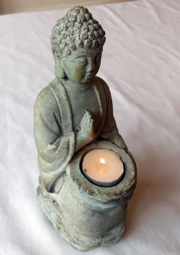 Set Of 3 Buddha Tealightholders 6 Set Of 3 Buddha Tealightholders - Image 4