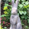 Medium Hare Garden Sculpture - Stone Effect