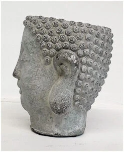 Buddha Head Planter - Stone Effect -Growhaus Zone l 71DwPUkoxLS. AC SL1000