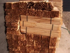 25x 90cm (3ft) Tall Treated Square Garden Stakes