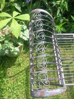 Ornate Metal Stool Plant Display Stand, 67cm -Growhaus Zone l BA275 5