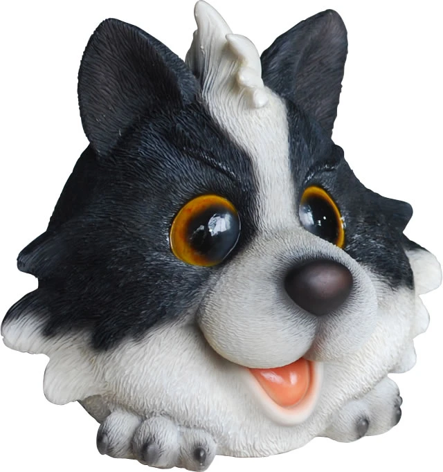 Vivid Cute And Playful Sheepdog Lifelike Resin Garden Ornament 3 Vivid Cute And Playful Sheepdog Lifelike Resin Garden Ornament