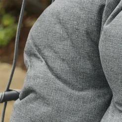 Eleanor Folding Double Hanging Egg Chair Cocoon In Grey 8 Eleanor Folding Double Hanging Egg Chair Cocoon In Grey -Growhaus Zone l EleanorDouble