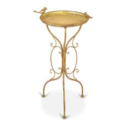 Aged Verdigris Decorative Bird Bath With Three Legs 11 Aged Verdigris Decorative Bird Bath With Three Legs -Growhaus Zone l PL30 Main