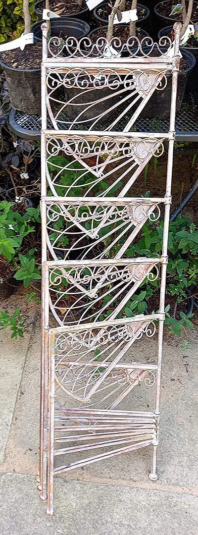 Spiral Staircase Tiered Pot Holder With Six Levels 6 Spiral Staircase Tiered Pot Holder With Six Levels - Image 4