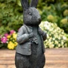 44cm Peter Rabbit Superb Sculpture Garden Ornament Solid Resin Beatrix Potter