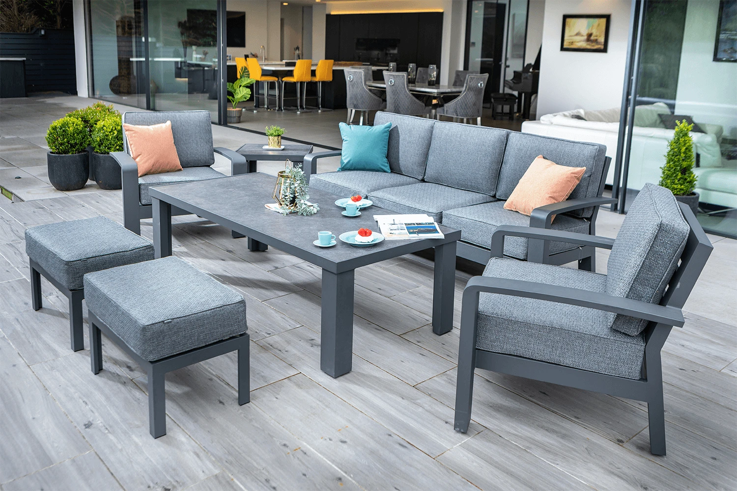 Hartman Aurora Lounge Set In Matt Xerix/Zenith 3 Hartman Aurora Lounge Set In Matt Xerix/Zenith