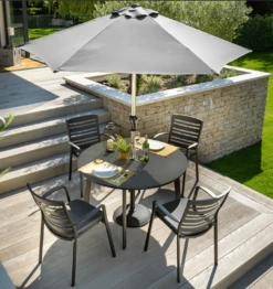 Hartman Aurora Round 4 Seater Set In Xerix / Flint -Growhaus Zone l aurora4 2