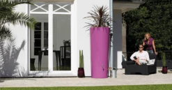 Garantia Color 2In1 Water Tank, 350 Litres, In Cassis