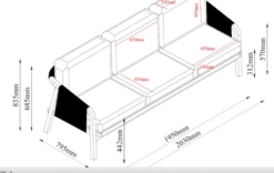 Kettler Cora Rope 3 Seat Garden Sofa Set -Growhaus Zone l corarope