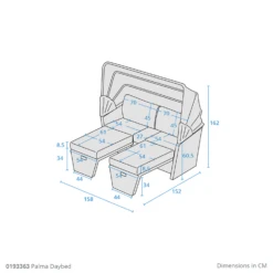 Kettler Palma Daybed In Oyster -Growhaus Zone l daybed 1