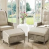 Kettler Palma Recliner Duet Set With Footstools In Oyster And Stone (no Sidetable) -Growhaus Zone l duet nt