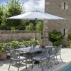Hartman 3m Traditional Parasol In Platinum