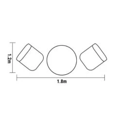 Hartman Amalfi Bistro Set In Bronze / Amber -Growhaus Zone l hartman amalfi bistro set footprint