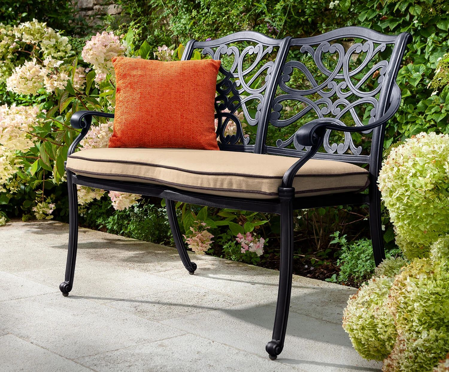 Hartman Capri 2 Seat Bench In Bronze/Amber 3 Hartman Capri 2 Seat Bench In Bronze/Amber