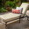 Hartman Capri Lounger In Bronze And Amber