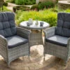 Hartman Heritage Tuscan Bistro Set In Ash / Slate