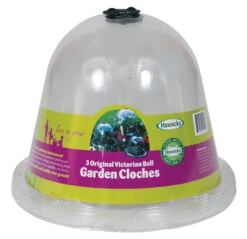 3 X Haxnicks Original Victorian Bell Jar Cloches With Pegs