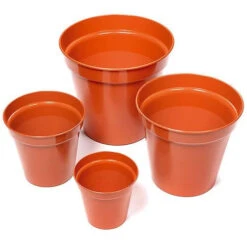 Flower Pots - Pack Of 10 (152mm Diameter)