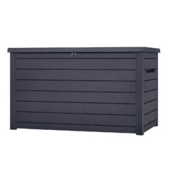Keter Ontario XXL Deck Storage Box - Anthracite -Growhaus Zone l keter ontario xl storage box anthracite studio