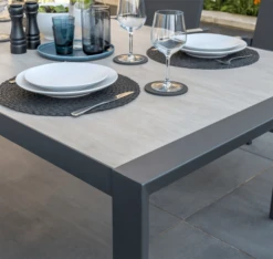 Kettler Surf Active 6 Seater Rectangular Dining Set In Iron Grey -Growhaus Zone l kettler surf 8seater 2 1