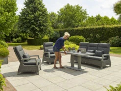 LIFE Aloha Sofa Lounge Set In Lava / Yacht Grey / Carbon 9 LIFE Aloha Sofa Lounge Set In Lava / Yacht Grey / Carbon -Growhaus Zone l life aloha lounge set lava 3