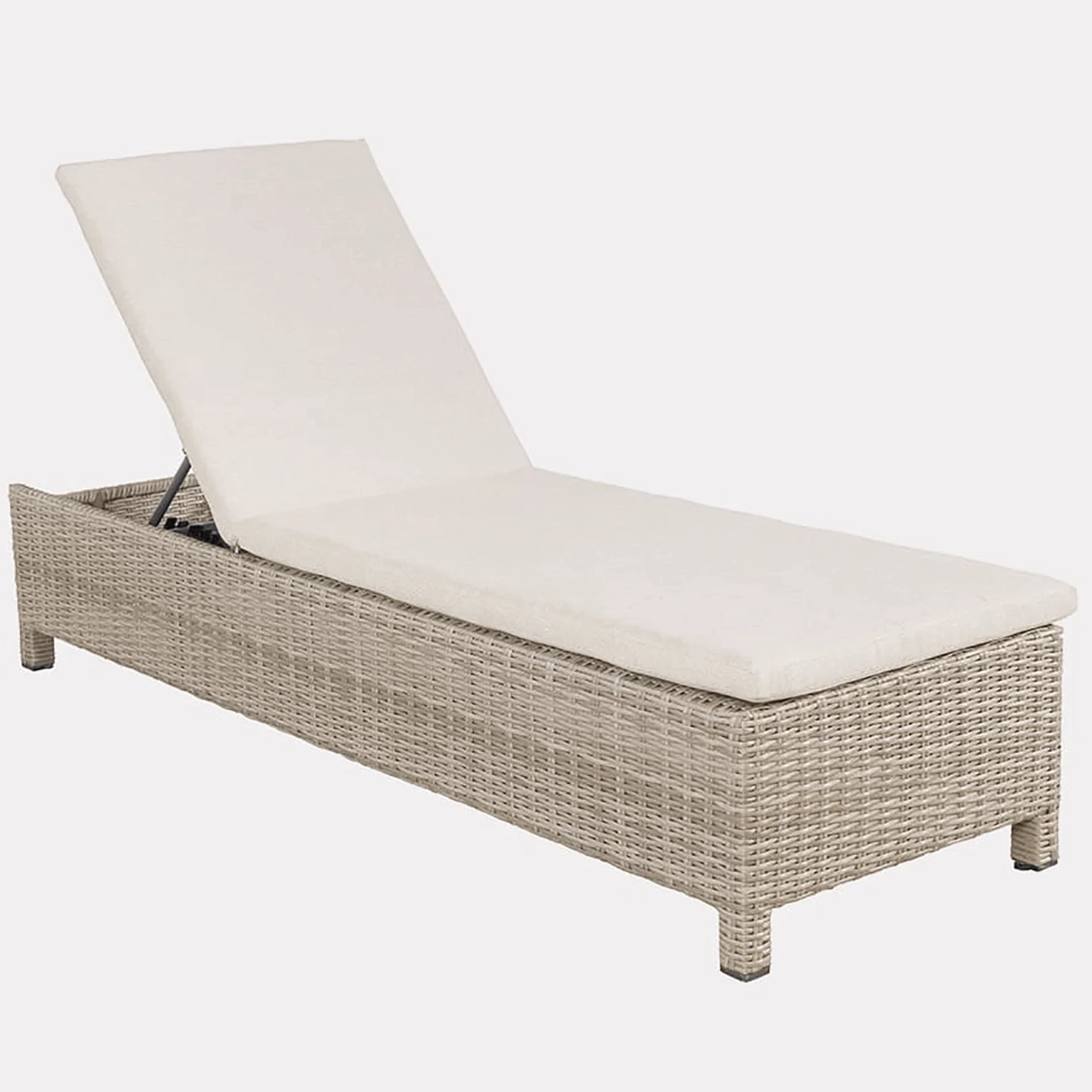 Kettler Palma Lounger In Oyster And Stone 4 Kettler Palma Lounger In Oyster And Stone - Image 2