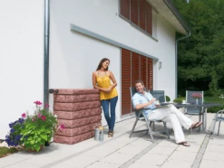 Garantia Rocky Wall Tank, 400 Litres, In Redstone