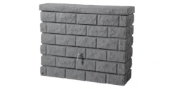 Garantia Rocky Wall Tank, 400 Litres, In Dark Granite -Growhaus Zone l rocky wall granite 3