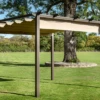 Hartman Roma Pergola 3m X 3m - Bronze Caramel -Growhaus Zone l roma lifestyle car