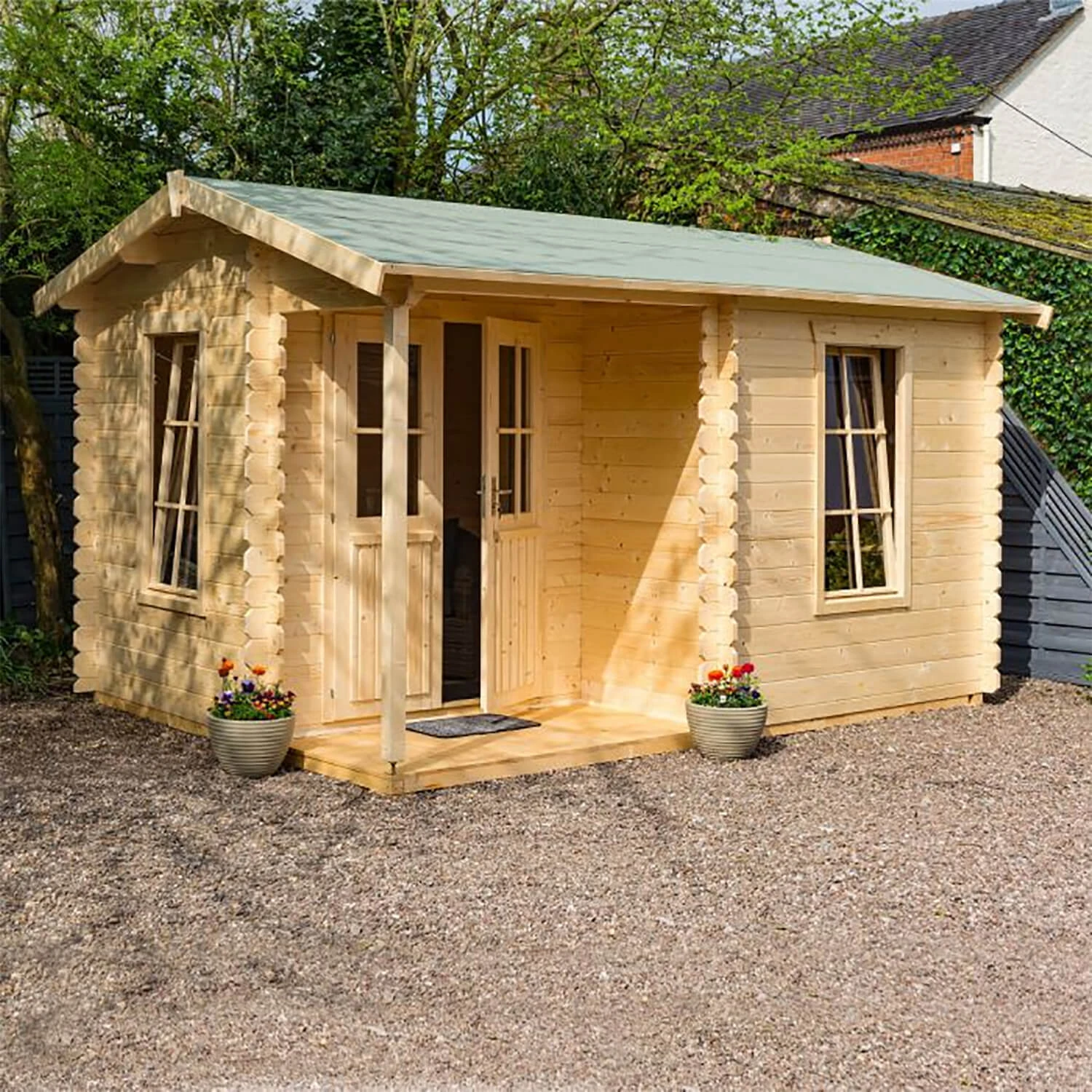Rowlinson Garden Office In A Natural Finish 3 Rowlinson Garden Office In A Natural Finish