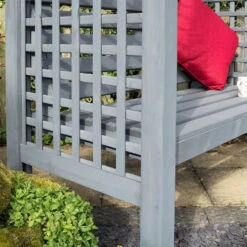 Rowlinson Sorrento Seat In Grey -Growhaus Zone l rowlinson sorrento arch grey 2