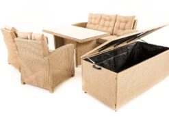 Serenity Weave Cushion Storage Box In Natural -Growhaus Zone l serenity weave storage box natural studio 05