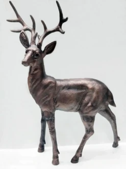 Large Standing Stag Aluminium Ornament - 97cm Tall 11 Large Standing Stag Aluminium Ornament - 97cm Tall -Growhaus Zone l stag97cm 5