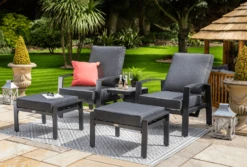 Hartman Vienna Reclining Companion Set - Xerix/Slate