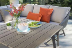 Kettler LaMode Weave Corner Sofa Dining Set -Growhaus Zone lamode corner detail giant