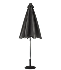 Hartman Luxury Round 3m Parasol - Dark Grey -Growhaus Zone luxury parasol grey 2