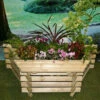 Flat Back Planter With Seat -Growhaus Zone norlog flat back planter giant