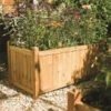 Timber Rectangular Planter -Growhaus Zone rowlinson rectangular timber planter small