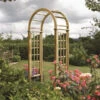 Round Top Garden Arch -Growhaus Zone rowlinson round top arch giant