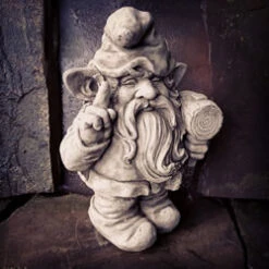Gnome With Hammer Stone